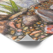 カエルとバイオリン – ポスター (角)