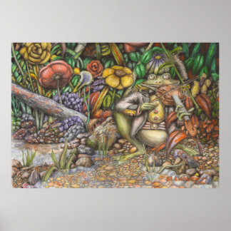 カエルとバイオリン – ポスター