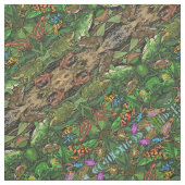 カエルとヒキガエルの織物 ファブリック (見本)