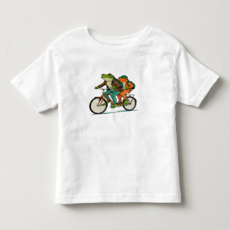 カエルとヒキガエルのTシャツ トドラーTシャツ