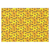 「カエルとヒマワリよくはしゃぐの自然」 テーブルクロス (正面(横))