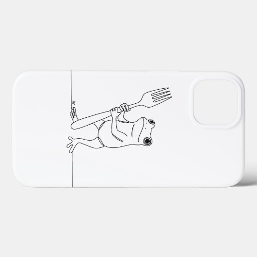 カエルとフォーク Case-Mate iPhoneケース (裏面 (横))