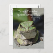 カエルとフライ ポストカード (正面/裏面)