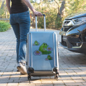 カエルとユリ シール (スーツケースインサイチュ)