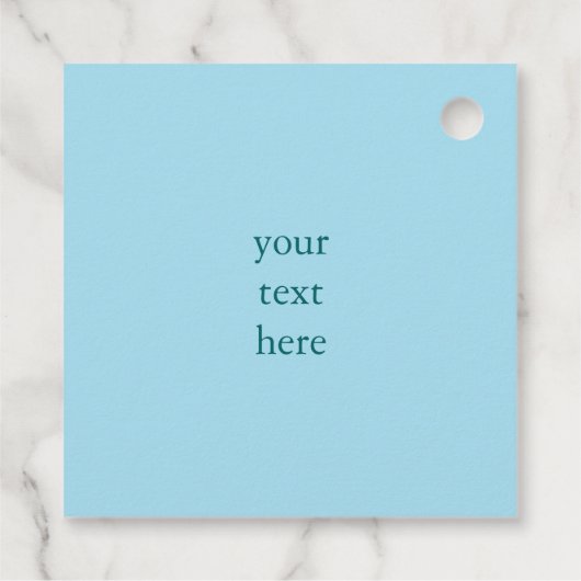 カエルとリリーパッドかわいい赤ちゃんシャワー誕生日子供 フェイバータグ (裏面)