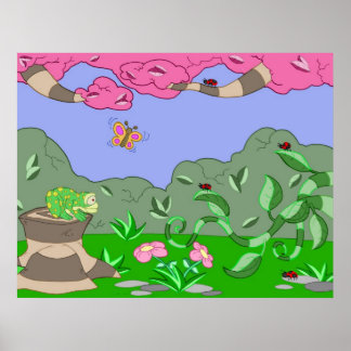 カエルとレディーバグ ポスター