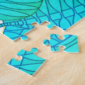 カエルと池 ジグソーパズル (側面)