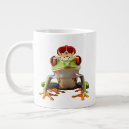 カエルと王冠 ジャンボコーヒーマグカップ