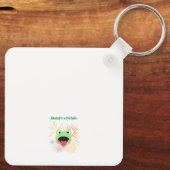 カエルと花火デザイン キーホルダー (裏面)