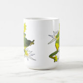 カエルと蓮の花、コーヒーマグ コーヒーマグカップ (中央)