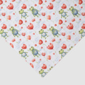 カエルと赤い花 薄葉紙 (詳細)