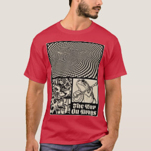 カエルに対する戦争のグラフサイケデリックィック Tシャツ