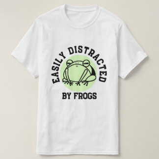 カエルに気を取られがち 楽しい カエル好き Tシャツ