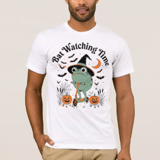 カエルのかわいいコウモリ鑑賞 Tシャツ