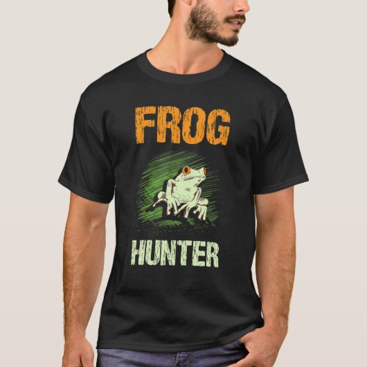 カエルのカエル爬虫類動物学アニマ Tシャツ (正面)