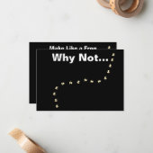 カエルのカードのように作る ノートカード (正面/裏面インサイチュ)