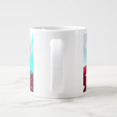 カエルのキノコおもしろい ジャンボコーヒーマグカップ (裏面)