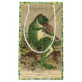 カエルのギフトバッグを遊ぶ止め枠 スモールペーパーバッグ (正面)