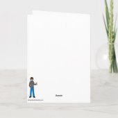 カエルのクリスマスグリーティングカード シーズンカード (裏面)