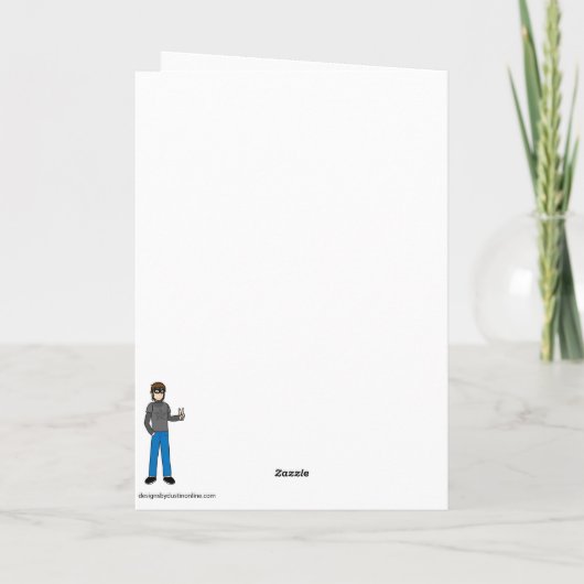 カエルのクリスマスグリーティングカード シーズンカード (裏面)