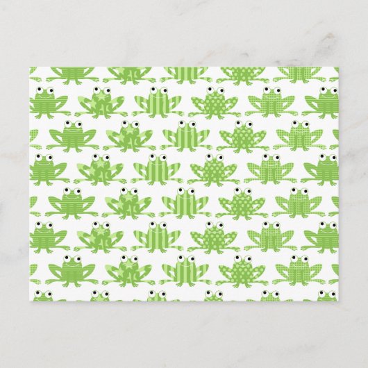 カエルのグッズ ポストカード (正面)