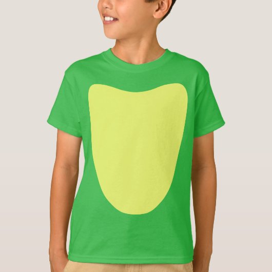 カエルのコスチューム 子供 カエル Tシャツ (正面)