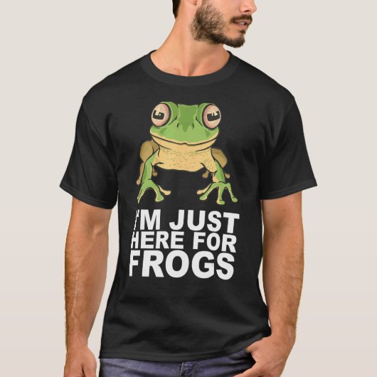 カエルのコレクターを勉強するためのヒキガエル Tシャツ (正面)