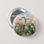 カエルのコーラス 缶バッジ (正面&裏面)