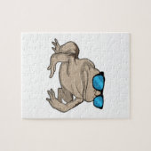 カエルのサングラス ジグソーパズル (横)