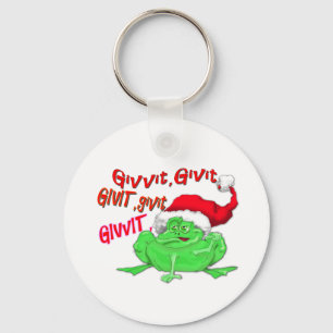 カエルのサンタハットgivit givit givitギビットとカエルの漫画 キーホルダー