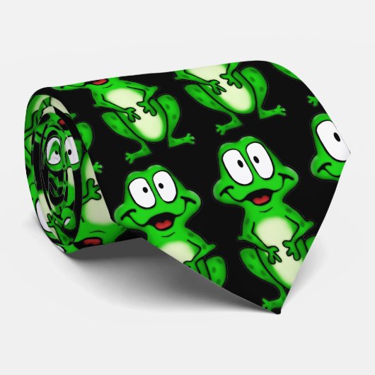カエルのタイ ネクタイ (ロール)