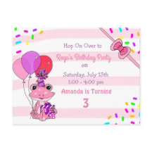 カエルのテーマの女の子の誕生日パーティー