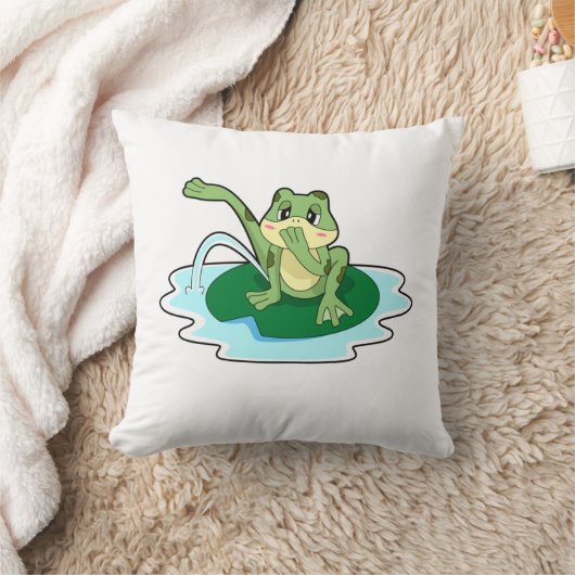 カエルのトイレ クッション (ブランケット)