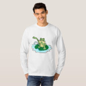カエルのトイレ Tシャツ (正面フル)