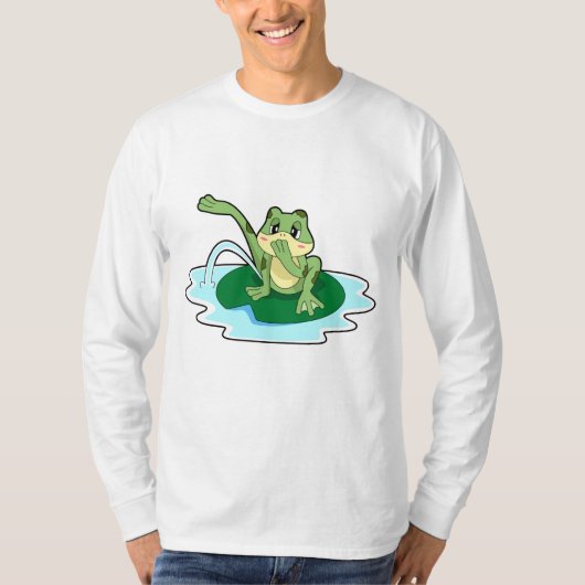 カエルのトイレ Tシャツ (正面)