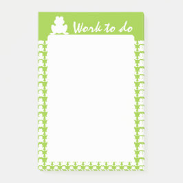 カエルのパターン ポストイット