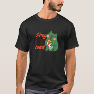 カエルのパンプスカエルの駐車場かわいいヒキガエル両生動物 Tシャツ