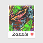 カエルのビニールシール シール (シート)