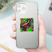 カエルのビニールシール シール (スマートフォン)