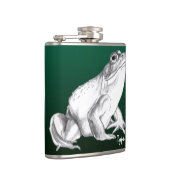 カエルのフラスコのパーソナライズな牛蛙の芸術の飲み物のフラスコ フラスク (右)