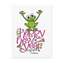 カエルのフリスキーから新年おめでとう