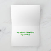 カエルのフルート カード (内部)