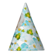 カエルのプリンスウォーターカラーかわいい パーティーハット (右)