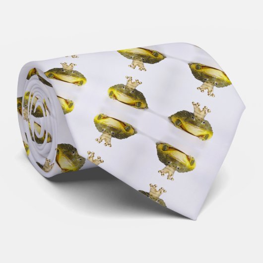 カエルのプリンスサテンアルマーニストライプ ネクタイ (ロール)