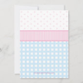 カエルのプリンセスの誕生日のパーティの招待状 招待状 (裏面)