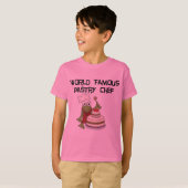 カエルのペーストリー作りの職人のTシャツおよびギフト Tシャツ (正面フル)