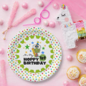 カエルのホップの豊富な第1誕生日の紙皿 ペーパープレート (パーティー)