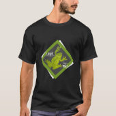 カエルのポジティブさ Tシャツ (正面)