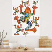 カエルのポスター ポスター (キッチン)