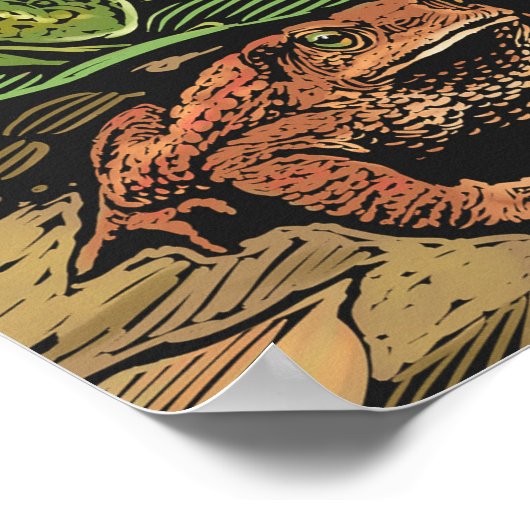 カエルのポスター ポスター (角)